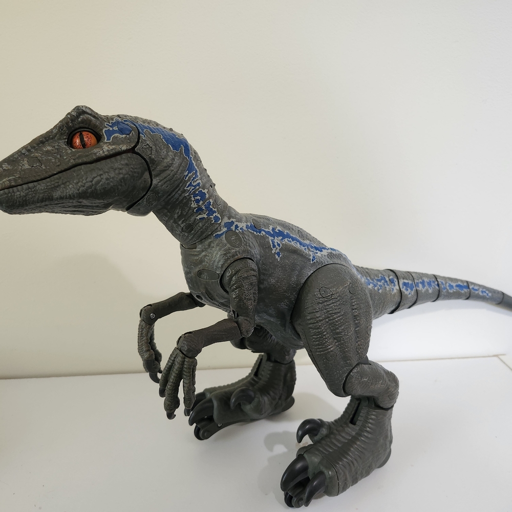 Jurassic World Alpha Training Blue Velociraptor Dinosaur ONLY NO REMOTE